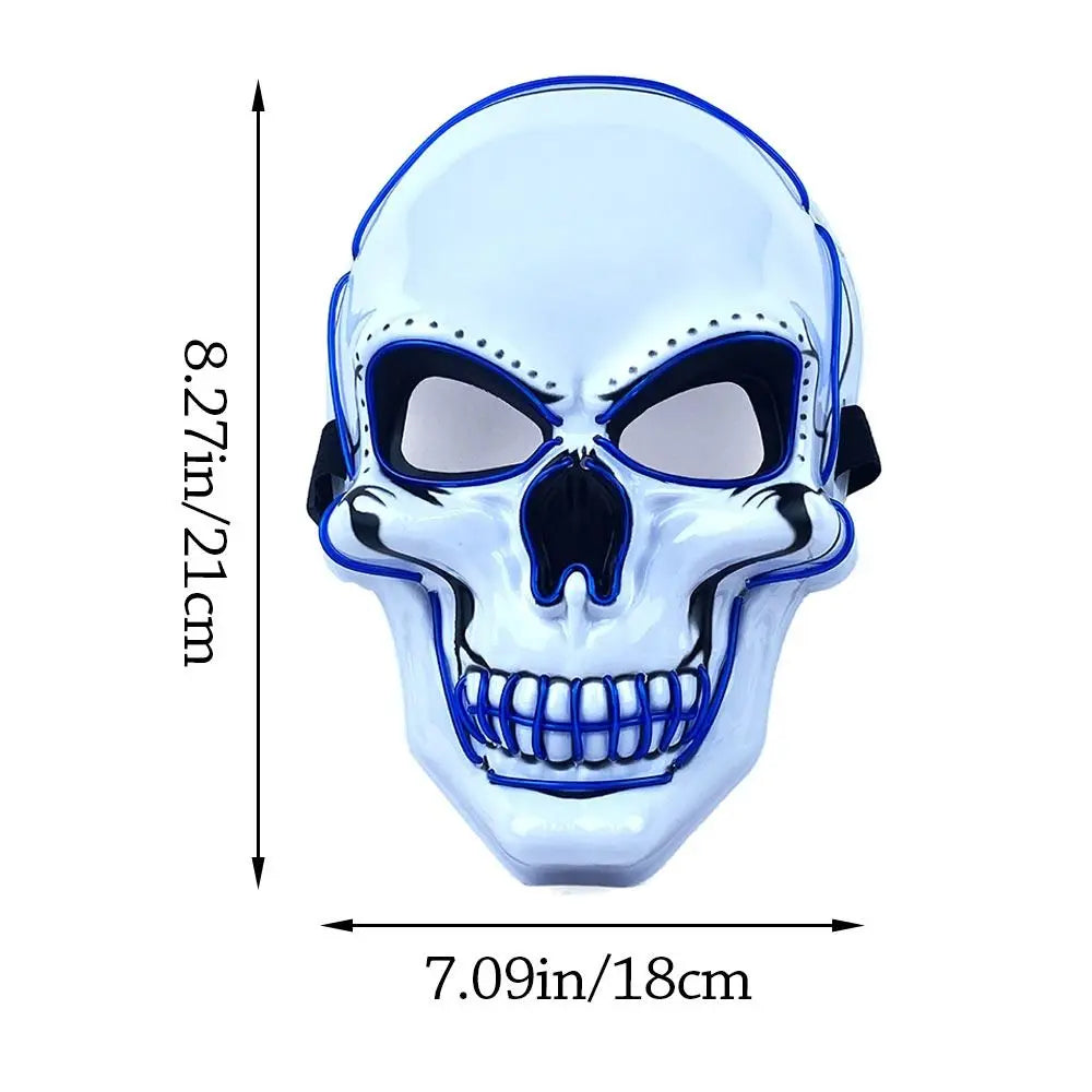 Luminous Skull Mask | Full Face | Adult Size | Halloween Party
