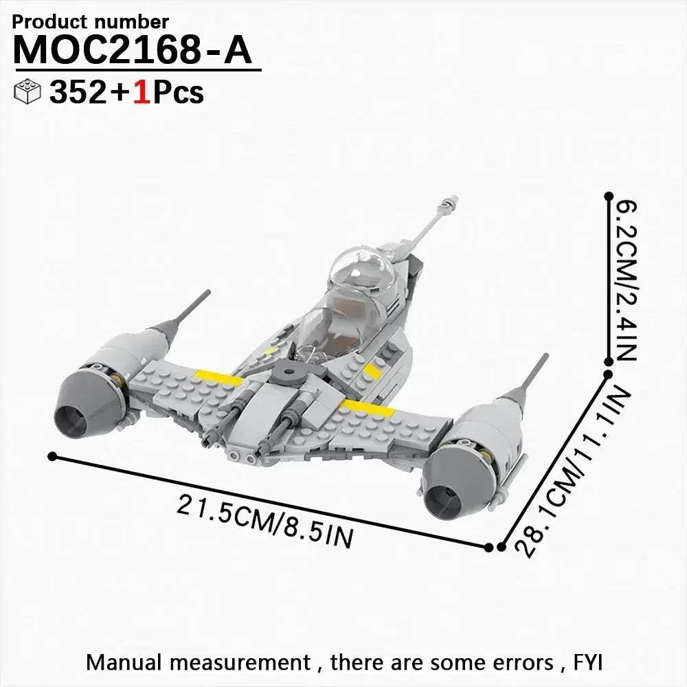 Space Wars Fighter Building Blocks Set For Realistic Dioramas - ToylandEU