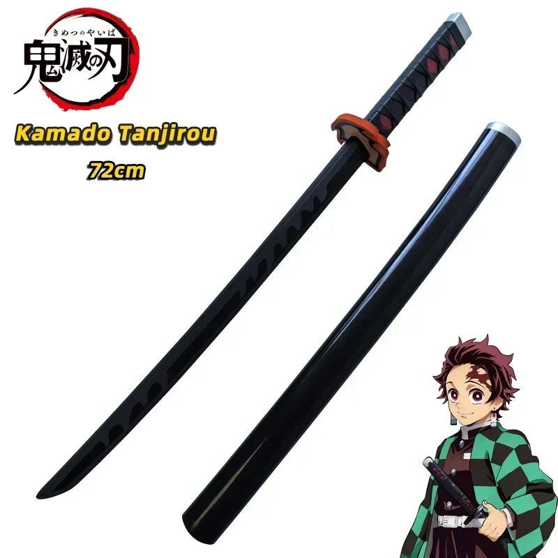 Demon Slayer Katana Sword | 72 Cm Full Length | Eva Foam Material | Anime Prop