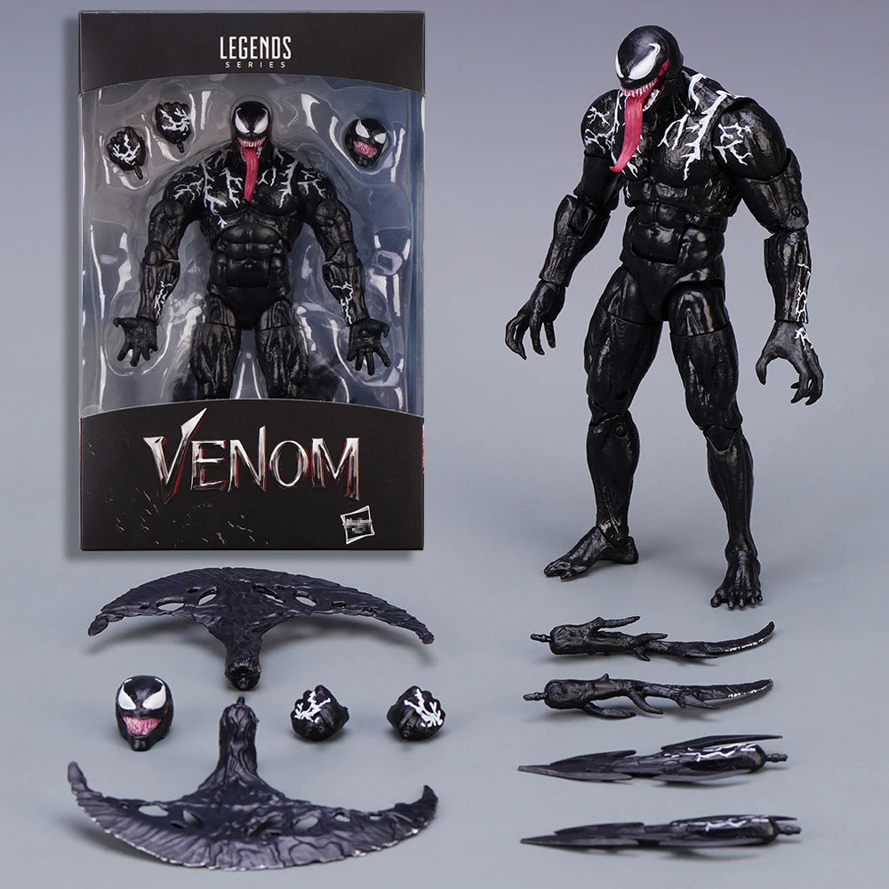 Venom Action Figure | Joint Movable | Changeable Face | PVC Collectible
