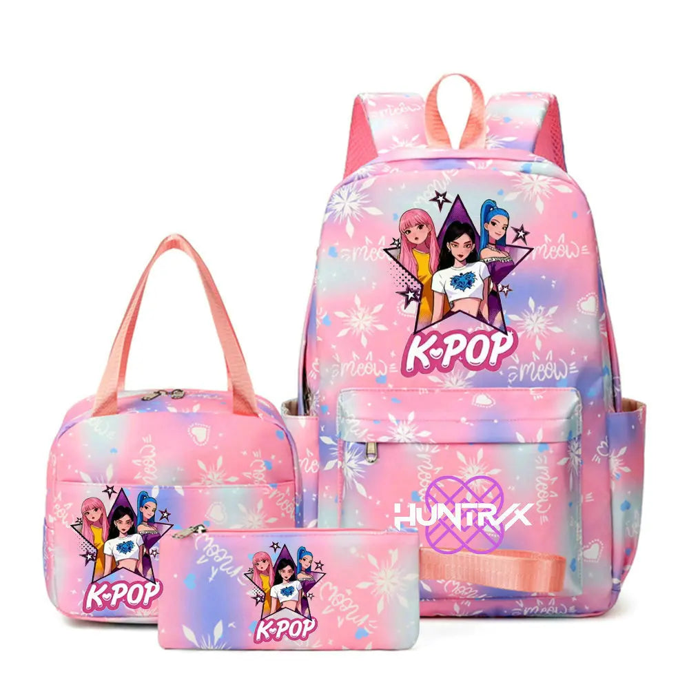 Backpacks | 3-Piece Set | Nylon Material | Unisex 20-35 L