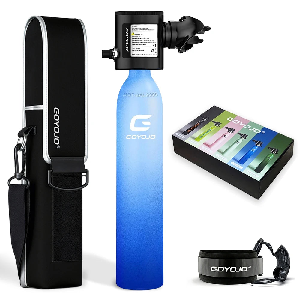 Mini Scuba Tank | 0.5L Capacity | Backup Air | Portable Diving Tank