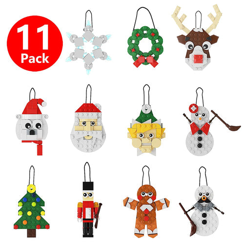 Festive Christmas Building Blocks Pendant Set ToylandEU.com Toyland EU