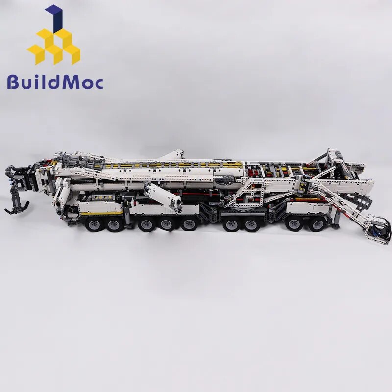 BuildMOC RC High-Tech Motor Mobile Crane Building Kit - ToylandEU