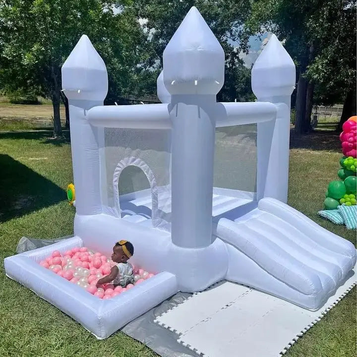 Durable 9Ft Arch Inflatable Bounce Castle With Ball Pit