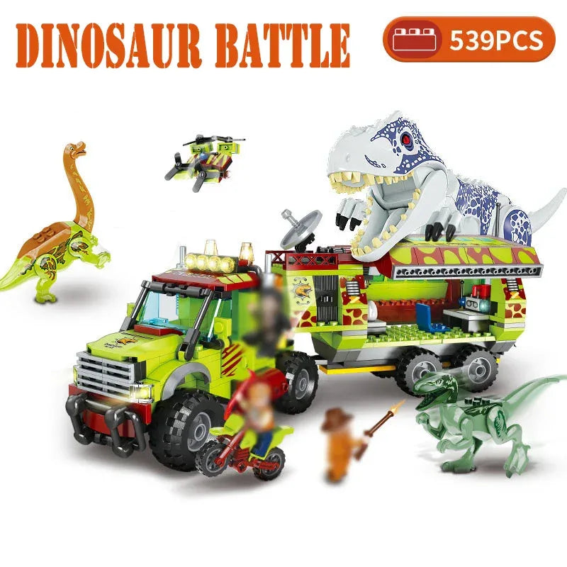 Jurassic Dinosaur Building Blocks Kit For Creative Play - ToylandEU