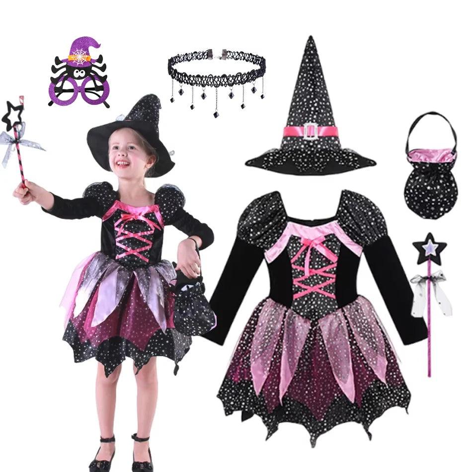 Witch Dress For Girls | Mid Calf | Toylandeu™