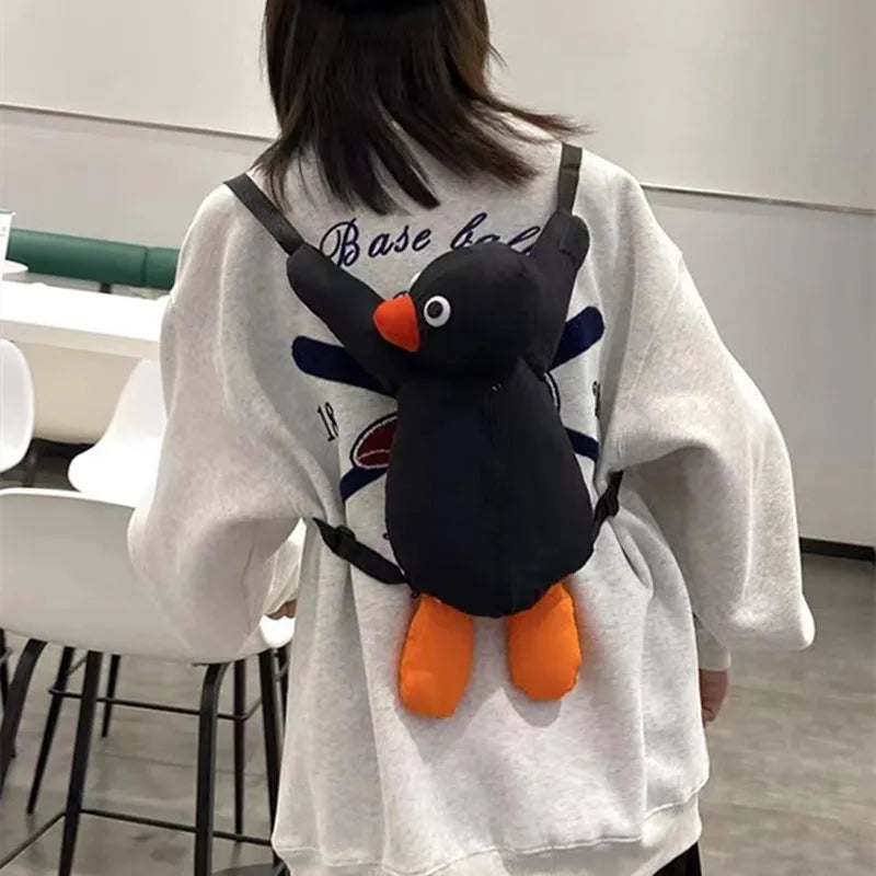 Adorable Penguin Plush Backpack for Kids - Soft, Spacious & Fun!