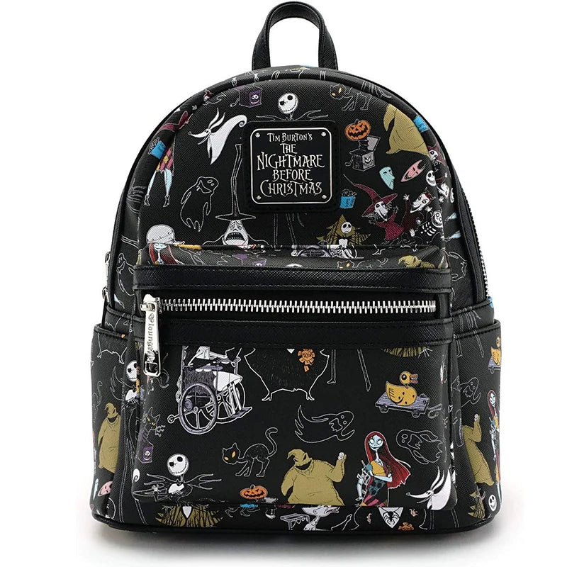 Anime Mini Backpack | Floral Print | Dual Straps | For Teens