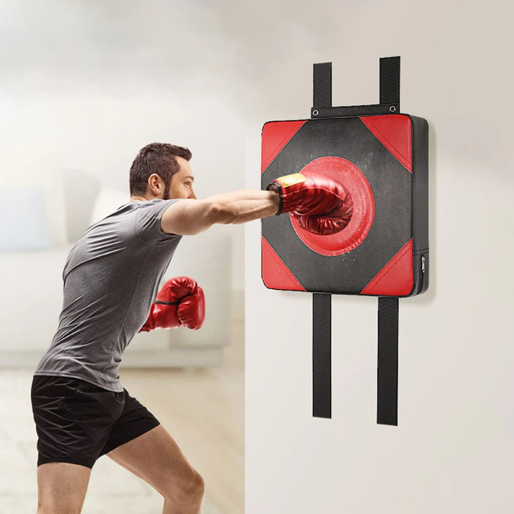 PU Leather Boxing Wall Target Sandbag With Adjustable Height