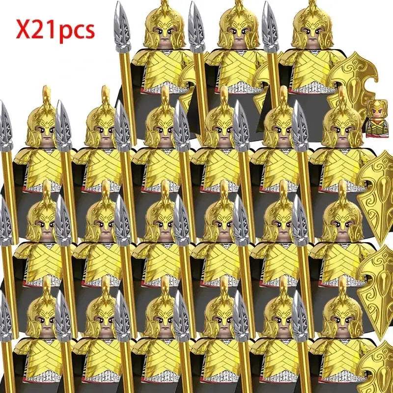 Lego Compatible Fantasy Army Building Blocks Figures Set - ToylandEU