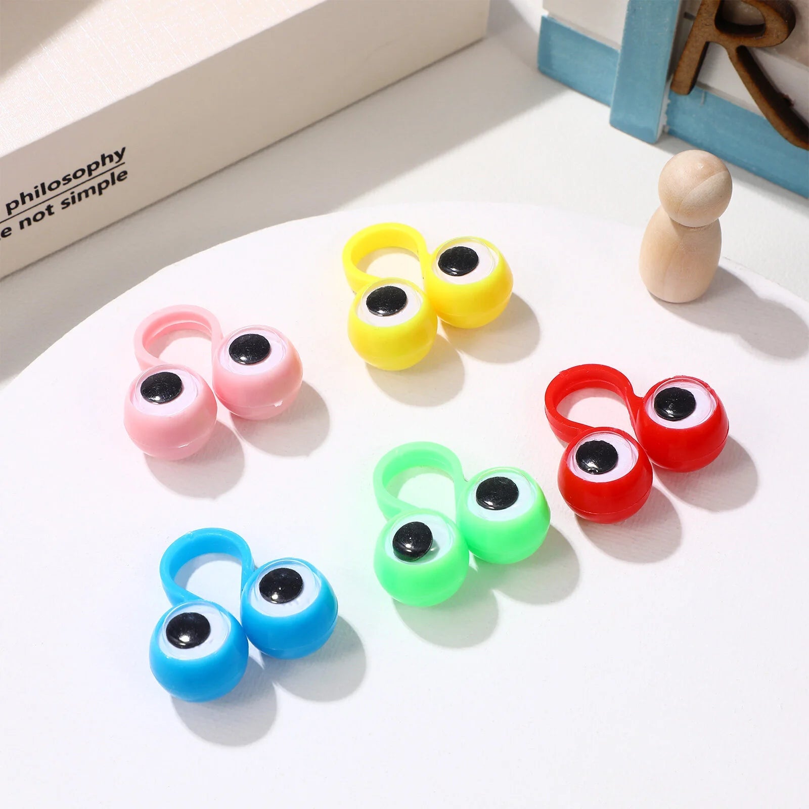 Eye Finger Puppets for Educational Role-Playing and Theater - ToylandEU