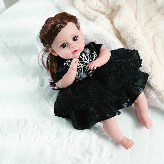 Reborn Baby Doll with Cute Face and Cotton Body - 14 Inch - ToylandEU