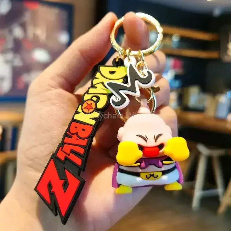 Dragon Ball Z Anime Keychain Super Saiyan Goku Master Roshi Buu Gohan Accessories Car Key Chains - CLOUDANIMESTUDIO