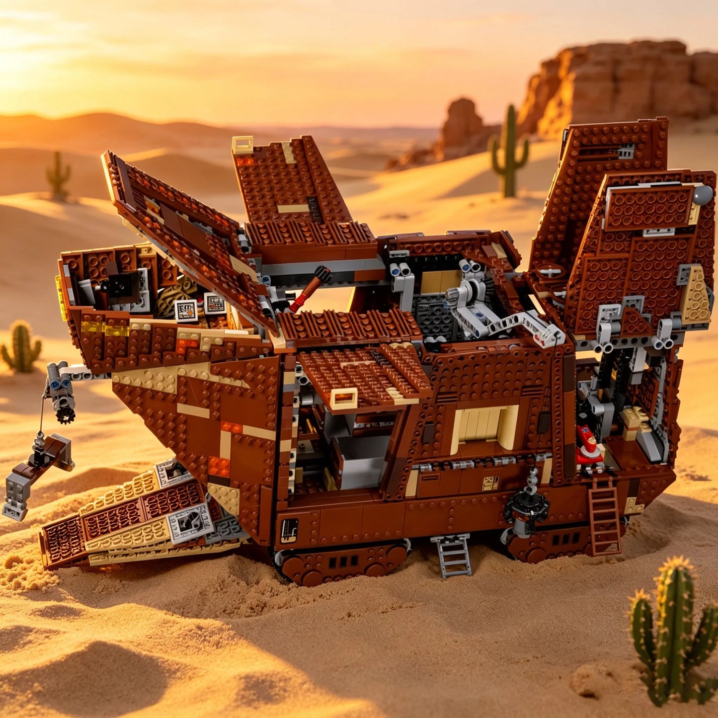 Tracked Brick Vehicle | Manual Build Kit | Toylandeu™