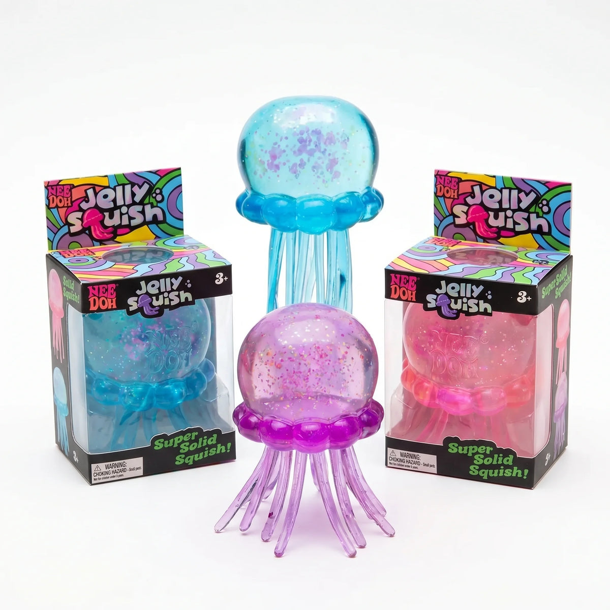 Jellyfish Fidget Toy | Soft Jelly Texture | Squeeze Grip | Ages 14 Plus