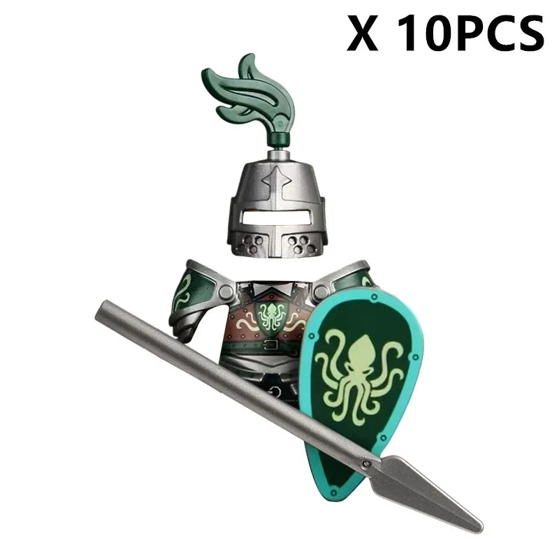 Building Block Set | Lego Compatible | Dragon Knights | Small Blocks