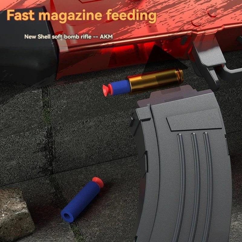 Manual Toy Rifle | AK47 Shell Ejecting | Toylandeu™