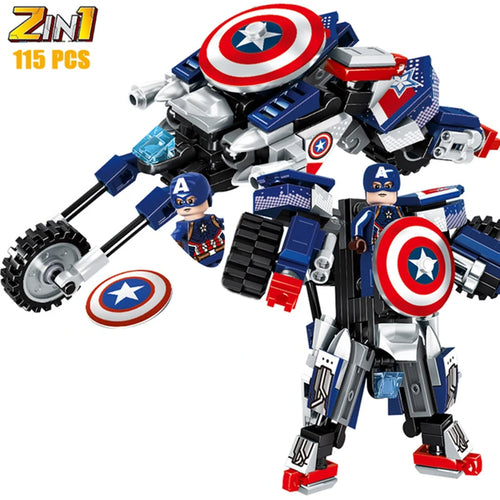 Marvel Avengers Movie Transforming Robot 2 IN1 Mecha Set with Exclusive Discount Offer AliExpress Toyland EU