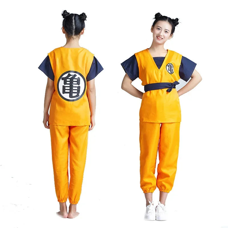 Epic Son Goku Cosplay Costume Set for All Ages - Unisex Adventure Ready!