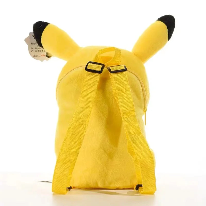 Cute Pikachu Plush Backpack - Adorable Anime Schoolbag for Fans & Kids