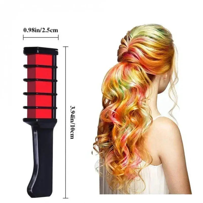 6/10pc Hair Dye Combs Mascara Design Crayons For Hair Coloring Chalk Temporary Dye Pencil Mini Disposable Hair Coloring Products - ToylandEU