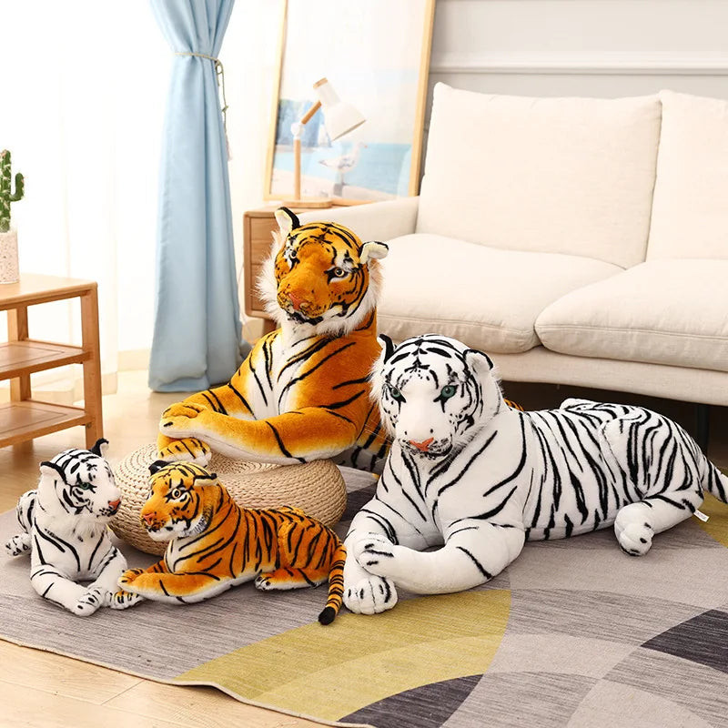 Realistic Tiger Plush Toy - Soft Stuffed Animal for Kids - ToylandEU