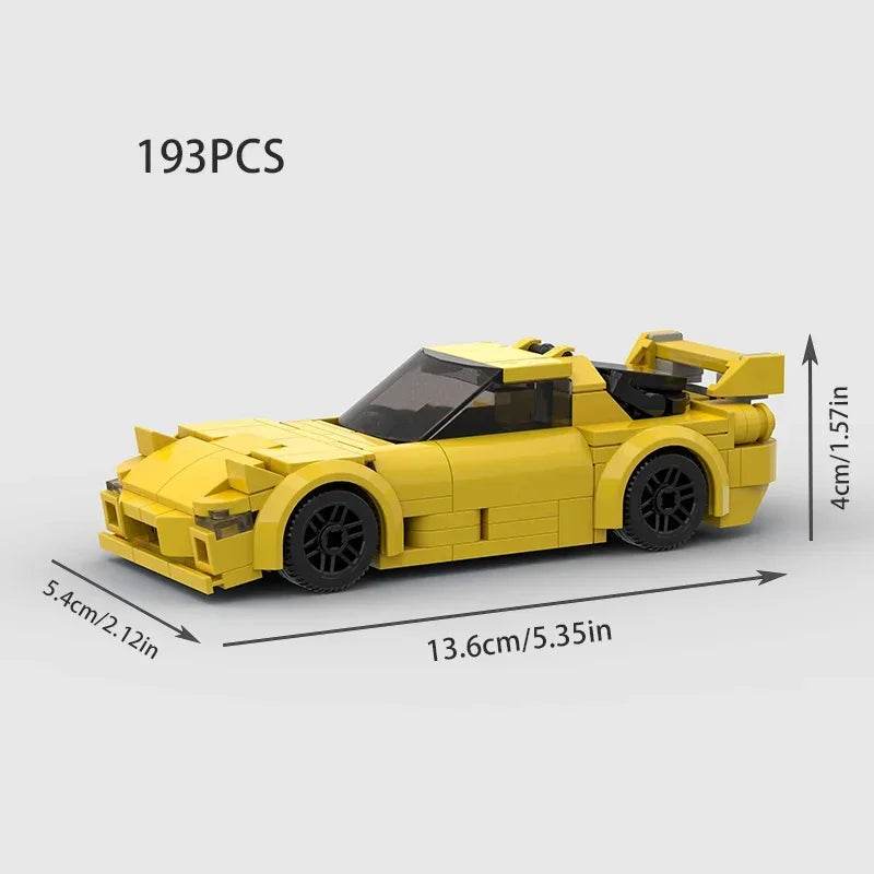 Moc Speed Champions AE86 Cars Racers Building Blocks Set - ToylandEU