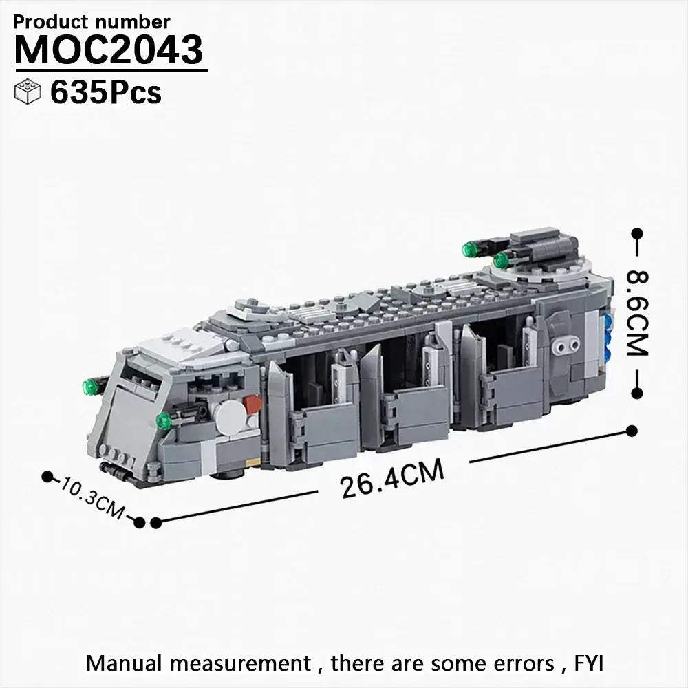 Space War Tank Building Blocks Kit Educational Diorama Toy - ToylandEU