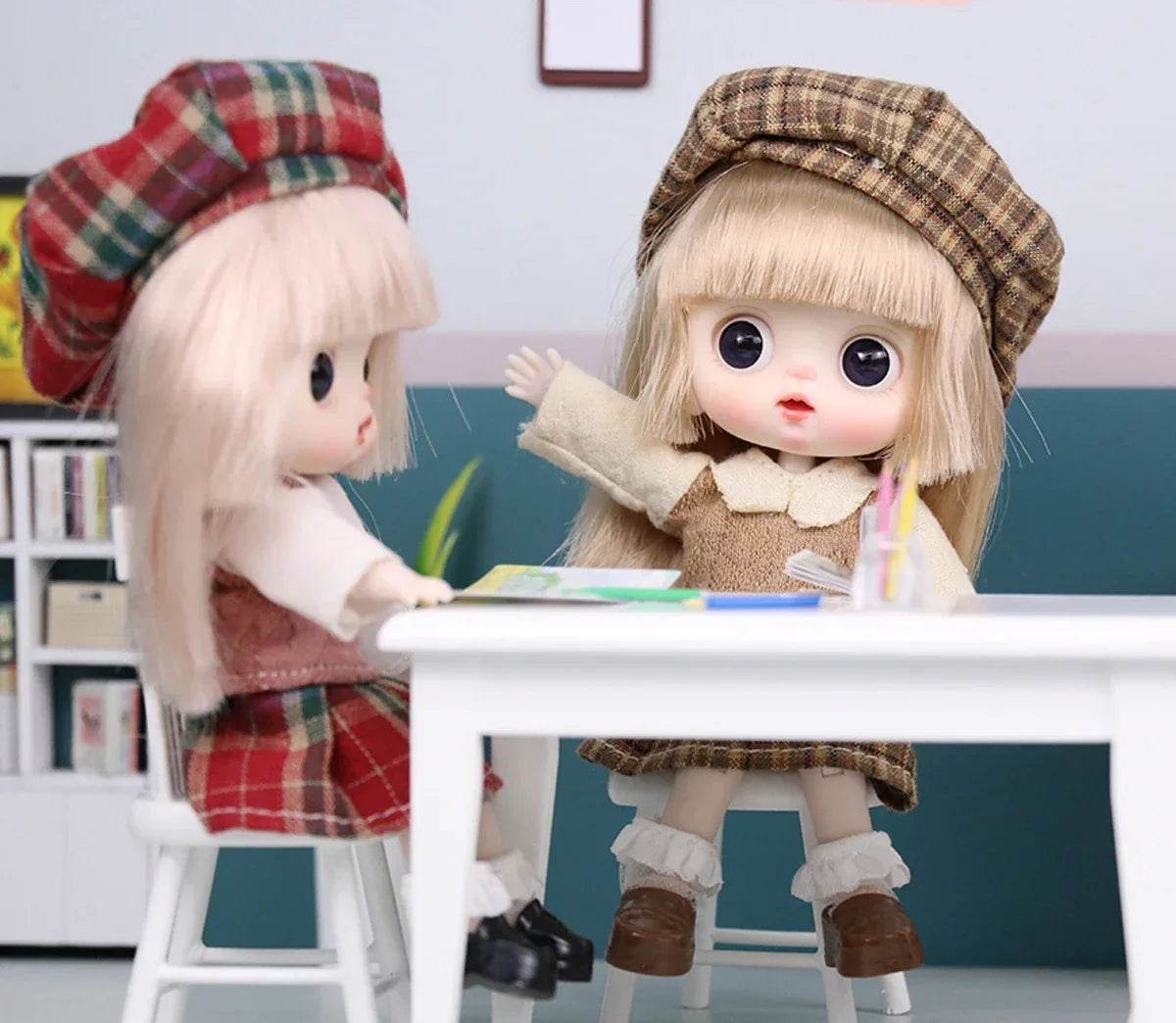 Ob11 Bjd Doll Boy Pig Face Piggy Ball-jointed Mini Doll Gift - ToylandEU