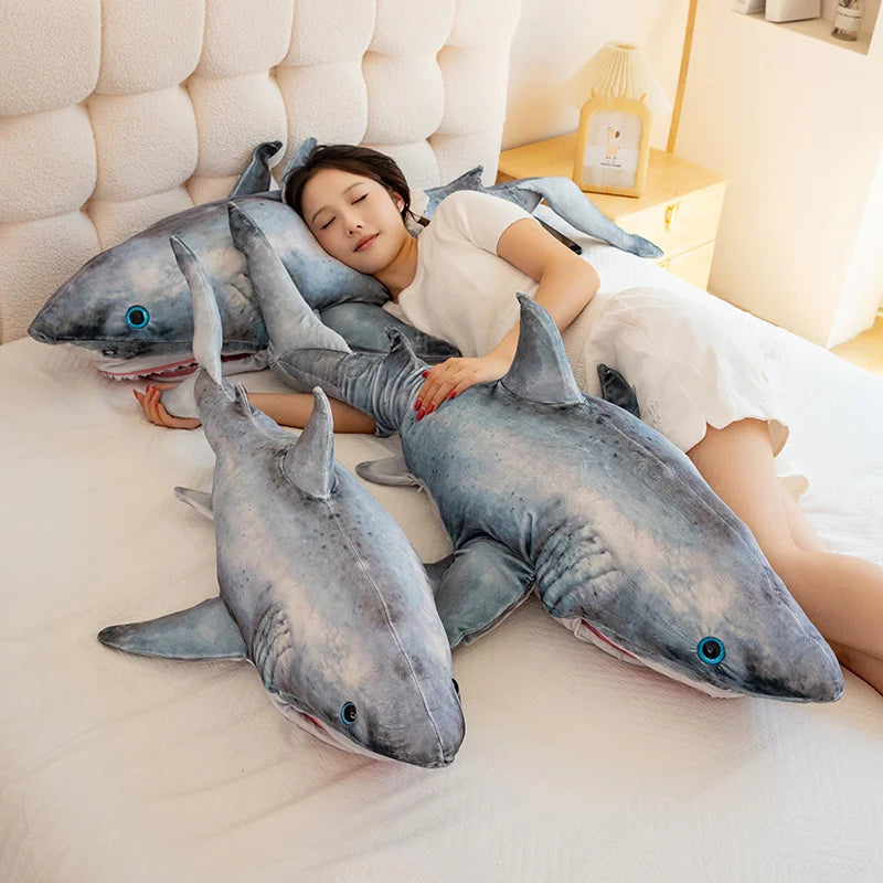 Grey Shark Plush | Ultra Soft Fill | Toylandeu™