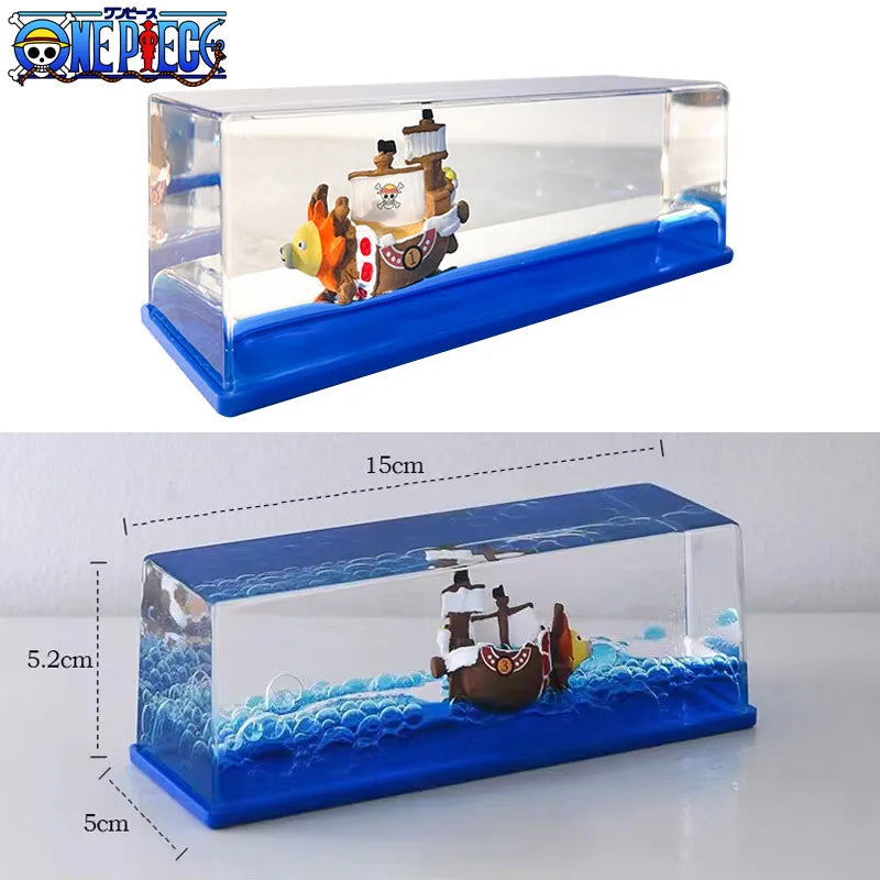 Anime One Piece Thousand Sunny Drift Bottle  Decoration Model - ToylandEU