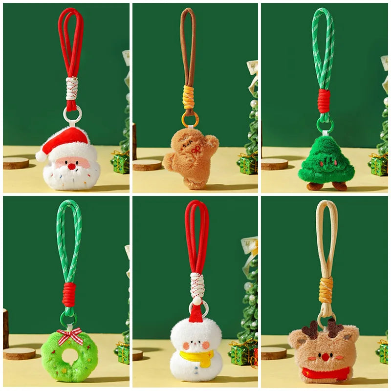 Christmas Plush Ornament | Santa Claus Snowman | Soft Touch Design