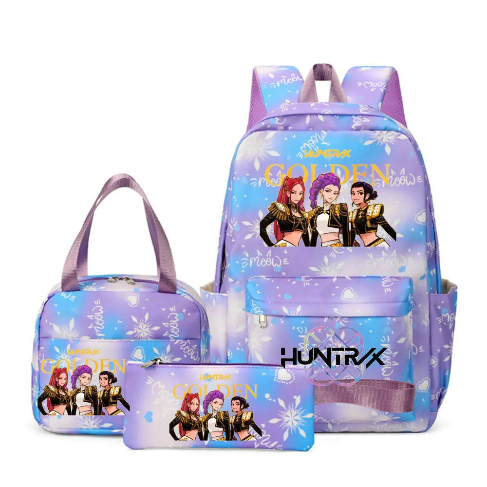 Backpack | Kpop Demon Hunters Print | 20-35 L Capacity | Unisex