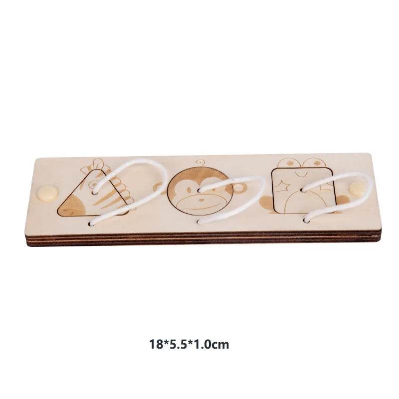 Busy Board Diy Material Accessories Montessori Teaching Aids Baby Early Education Learning Skill Toy Part Wooden Board Games - ToylandEU