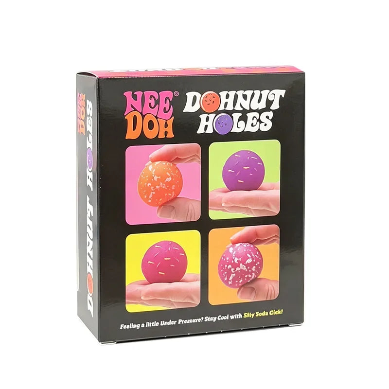 Squishy Doughnut | Mini Stress Relief | Colorful Soft Sensory Toy for Anxiety