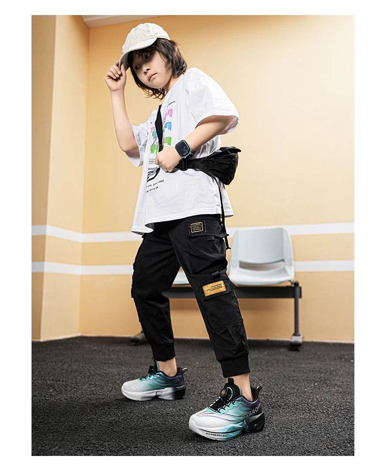 Mesh Breathable Running Shoes For Boys With Kids Buttons - ToylandEU