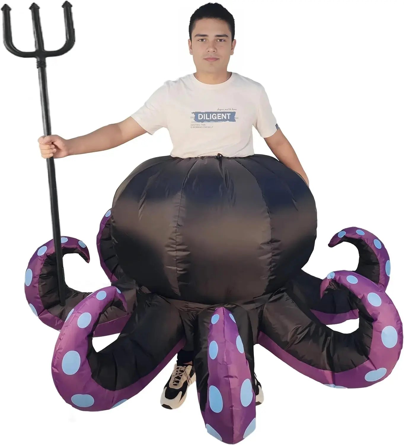 Inflatable Costume Octopus Halloween Costumes Blow Up Octopus Costume Funny Fancy Dress Cosplay - ToylandEU
