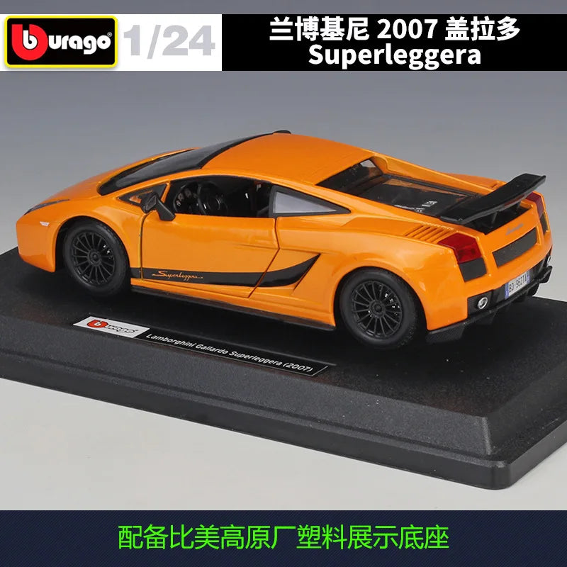 Diecast Car Model | 1:24 Scale | Lamborghini Gallardo Superleggera | 18 cm