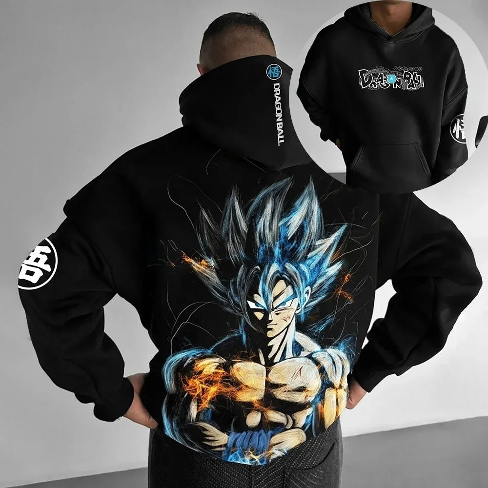 Dragon Ball Hoodie | Pure Cotton | Relaxed Casual Fit | Mens