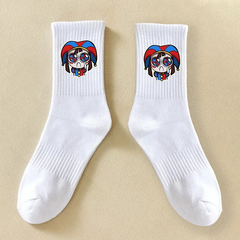 Crew Socks | Anime Print | Breathable Cotton | Unisex Youth