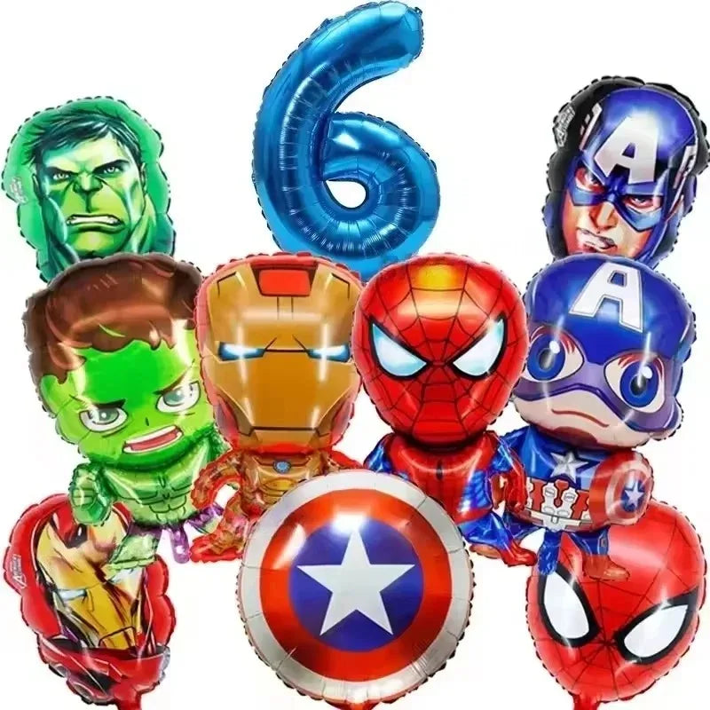 Spidey Tableware Kit | Plates And Cups | Latex Balloons | Birthday Backdrop