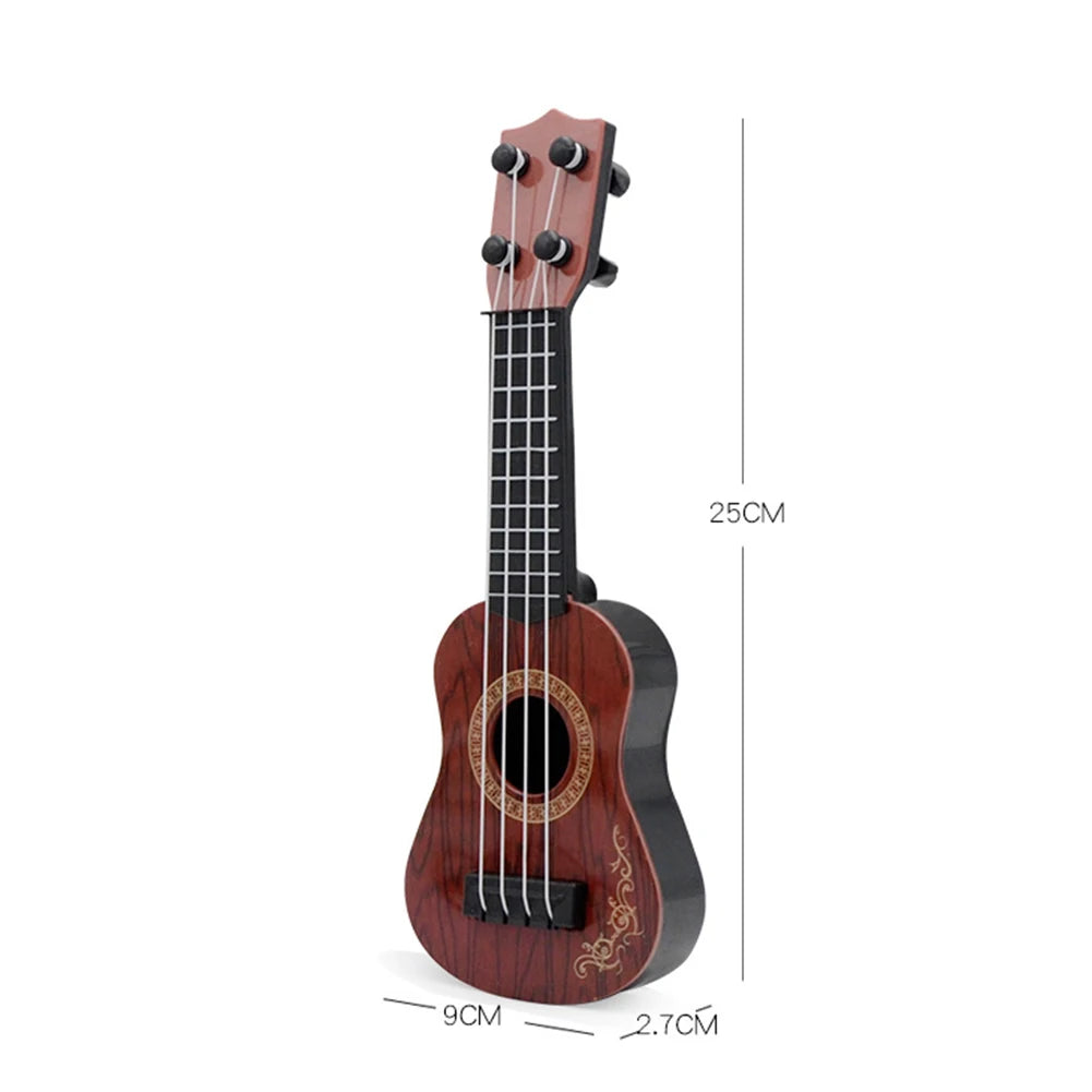 Mini Ukulele For Beginners 4 String Educational Toy Guitar