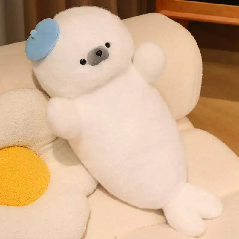 Sleeping Seal Kawaii Plush Toy Pillow Gift For Kids