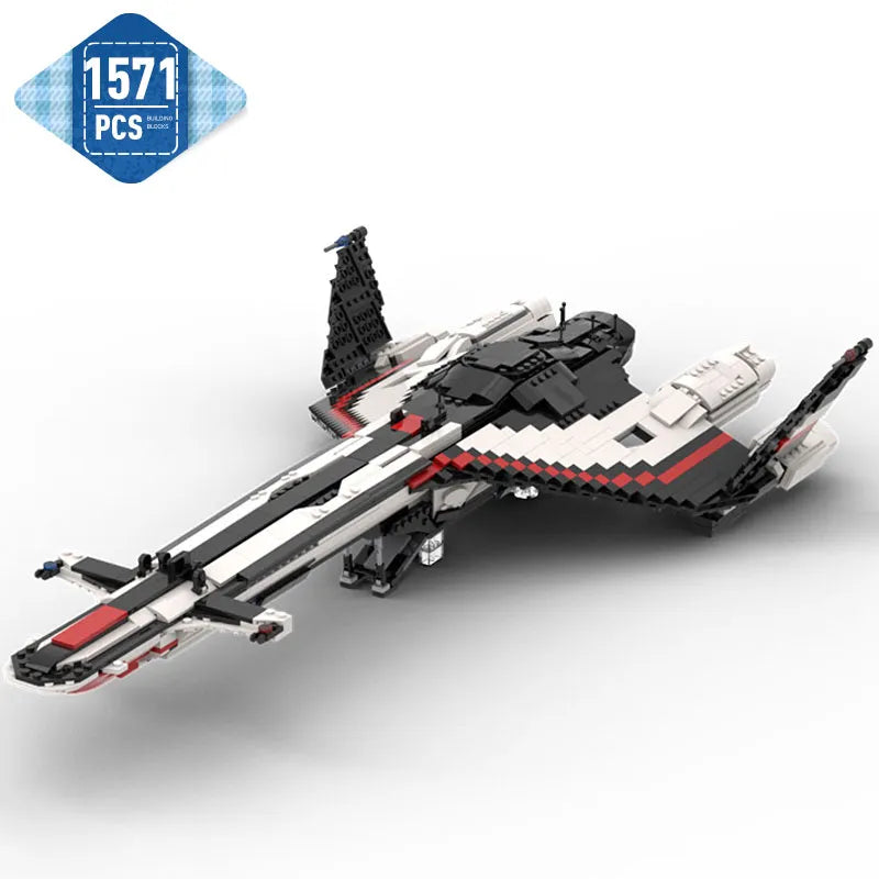 MOC Mass Effected Andromedaed Tempested Spaceship Building Blocks Set - ToylandEU