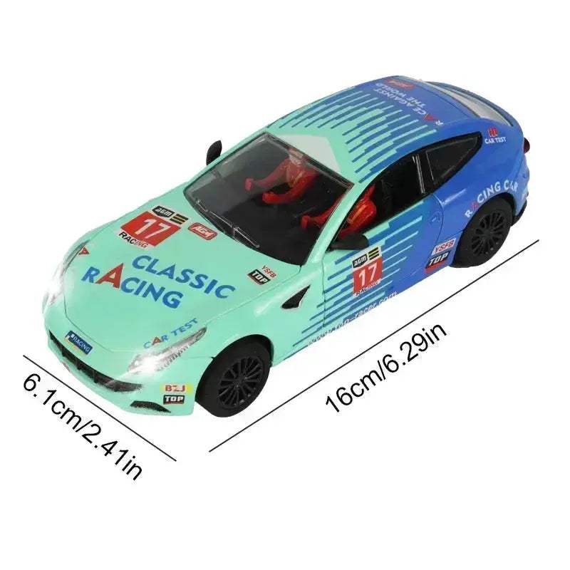 Slot Car Set 1/32 Scale With Police Cars And Tracks - ToylandEU