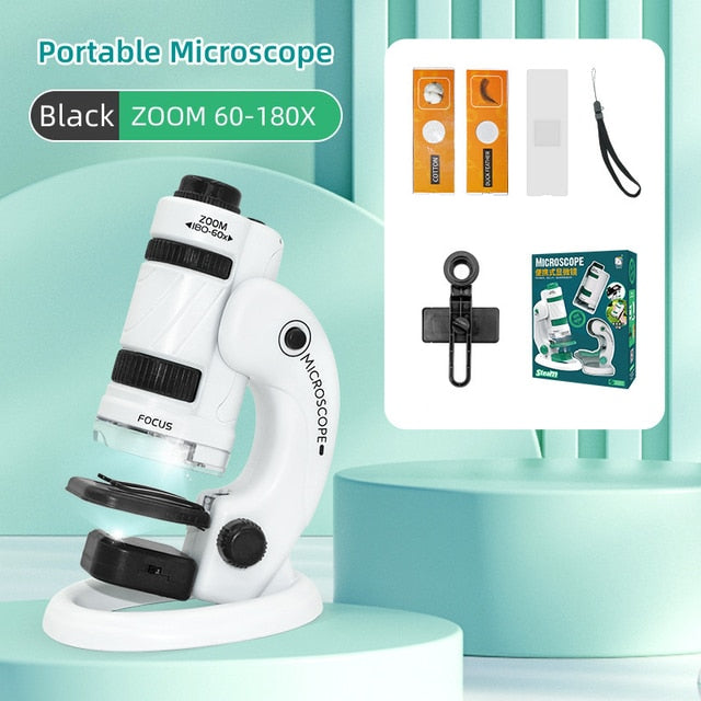 Mini LED Light Pocket Microscope STEM Toy for Children Toyland EU Toyland EU