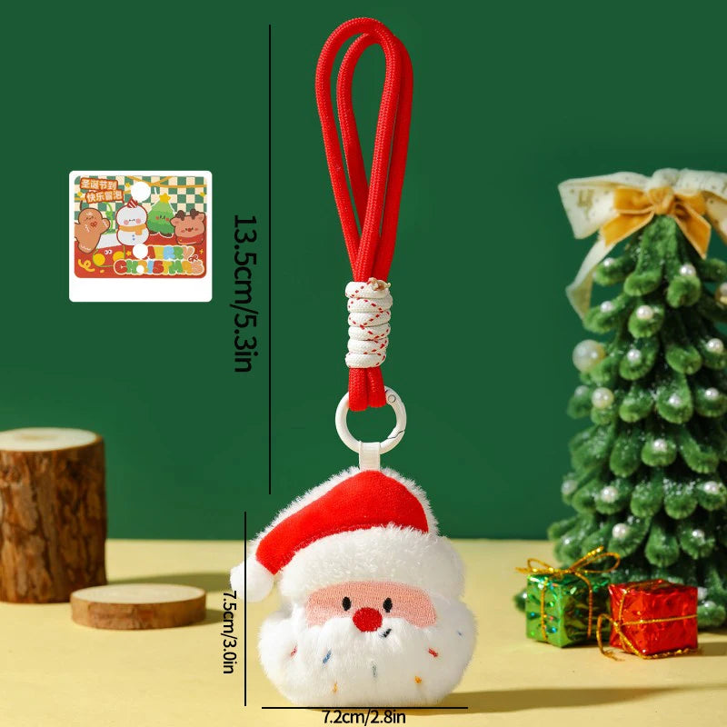 Christmas Plush Ornament | Santa Claus Snowman | Soft Touch Design