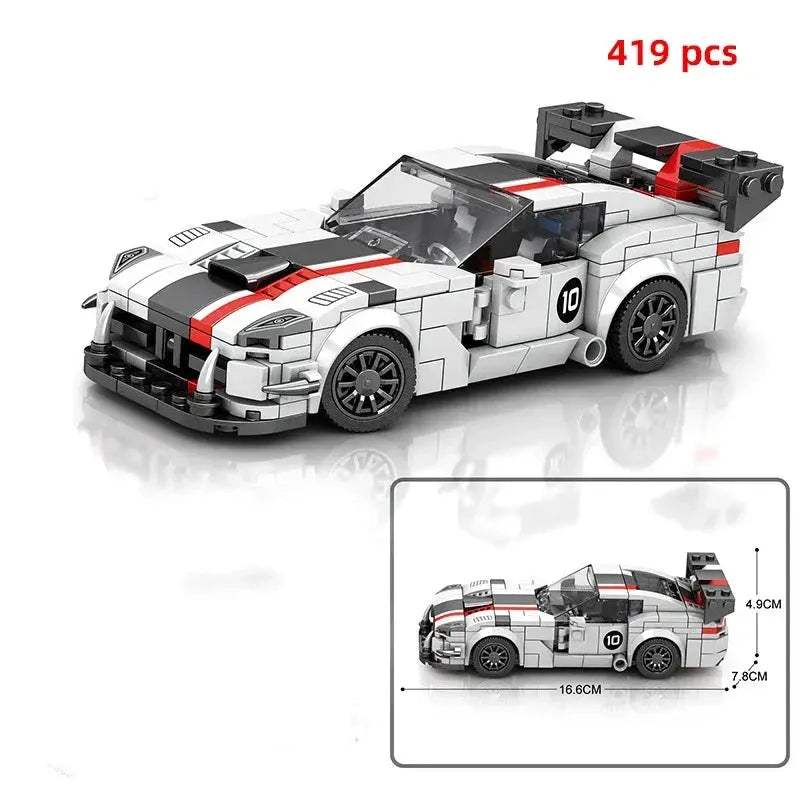 Speed Series Racing Sports Vehiclea Technique Car Supercar Building Blocks Set Bricks Classic MOC Model Toys For Kids - ToylandEU