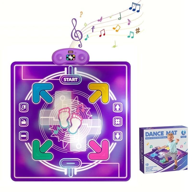 Kids Dance Mat With Bluetooth Lights Educational Toy